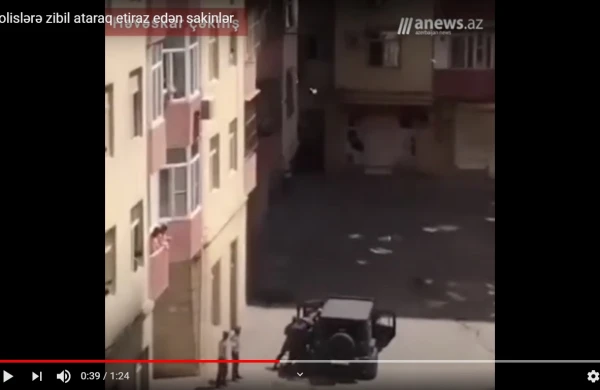 Polisə zibil atan binaya xüsusi dəstə yeridildi: Xeyli sayda sakin həbs olundu  - ANBAAN VİDEO