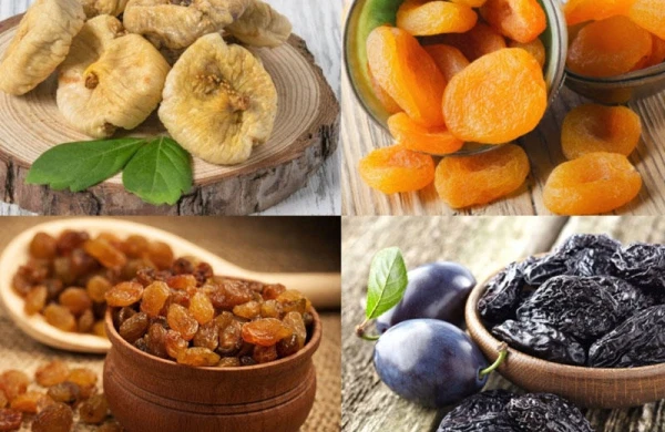 Yüksək təzyiqi salan quru meyvələr