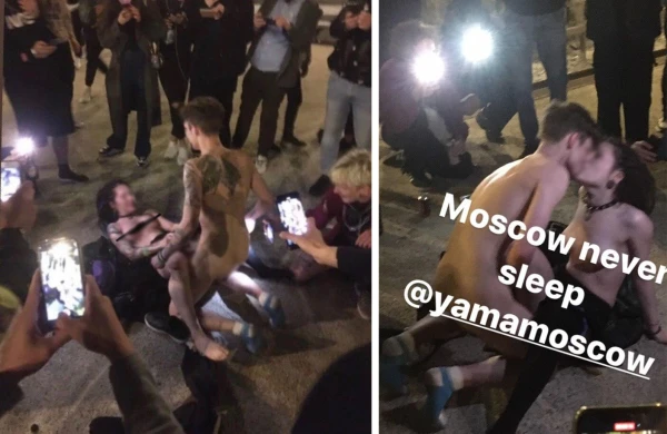 Küçənin ortasında cinsi əlaqədə oldular (18+FOTOLAR)