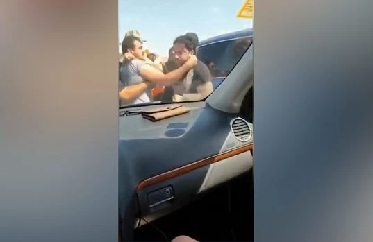 Kamil Zeynallı küçədə yumruq davasına çıxdı - ŞOK GÖRÜNTÜLƏR