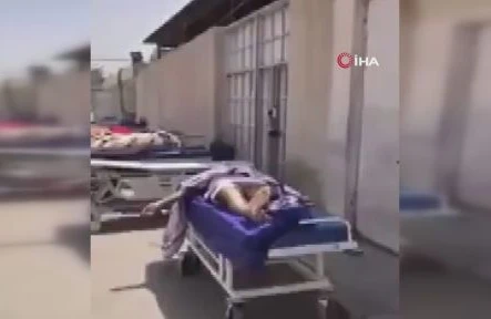 Cəsədlər morqa sığmadı, xəstəxananın qarşısına yığdılar - (+18 FOTOLAR)