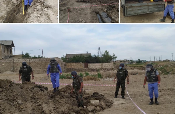 Bakıda qumbara tapıldı