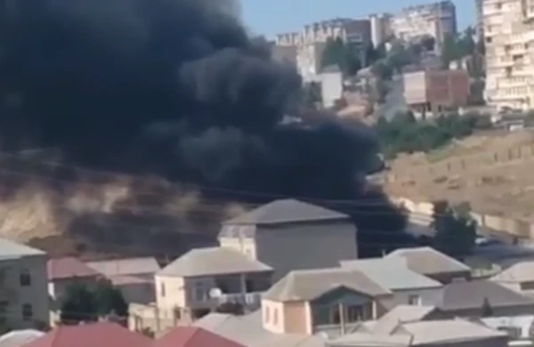 Bakıda daha bir yanğın baş verib
