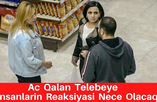 Ac qalan tələbəyə  görün  nə  etdilər  — Hər kəsi kövrəldən VİDEO