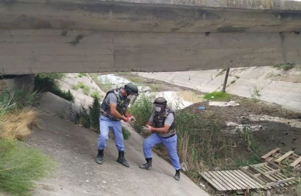Körpünün altındna raket tapıldı