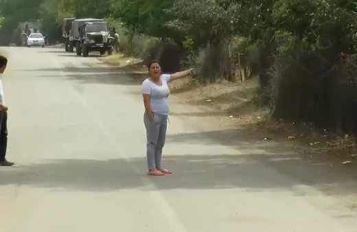 Tovuzun vurulan kəndindən son görüntülər yayıldı