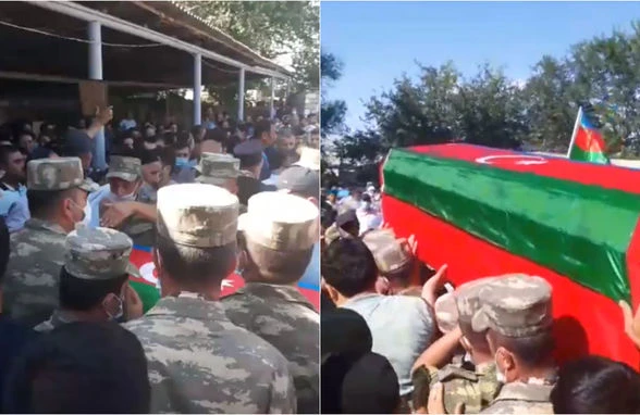 Şəhidimiz torpağa tapşırıldı - FOTO