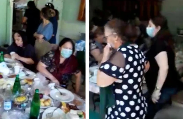Bakıda 450 nəfərin iştirakı ilə yas mərasimi keçirən şəxs 5 min manat cərimələnib - FOTO