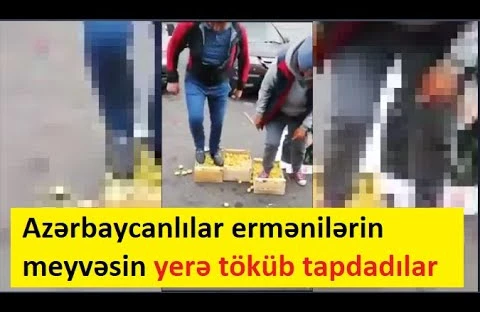 Ermənilərin məhsulları baykotdan sonra zibilliyə töküldü  -  Yalvarmağa başladılar  