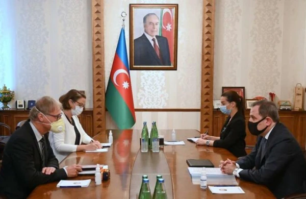 Ceyhun Bayramov Almaniya səfirini qəbul etdi - FOTO