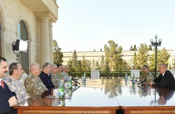 Prezident İlham Əliyev Türkiyənin generallarını qəbul etdi - FOTO (YENİLƏNDİ)
