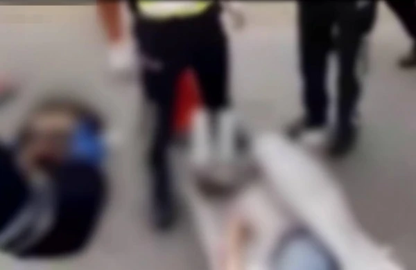 Azərbaycanda dəhşətli qəzada polisin başı bədənindən ayrıldı - VİDEO 18+