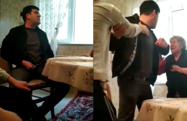 Azərbaycanda ailəsini təhqir edən polis işdən qovuldu - RƏSMİ + VİDEO