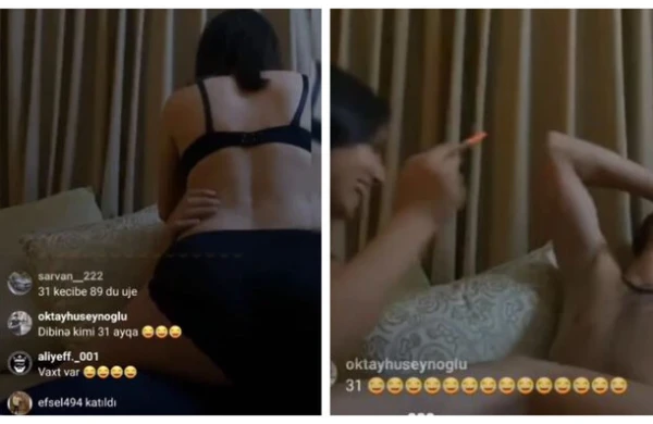 Azərbaycanda RÜSVAYÇILIQ: Qız və oğlan canlı yayımda ... (+18 VİDEO)