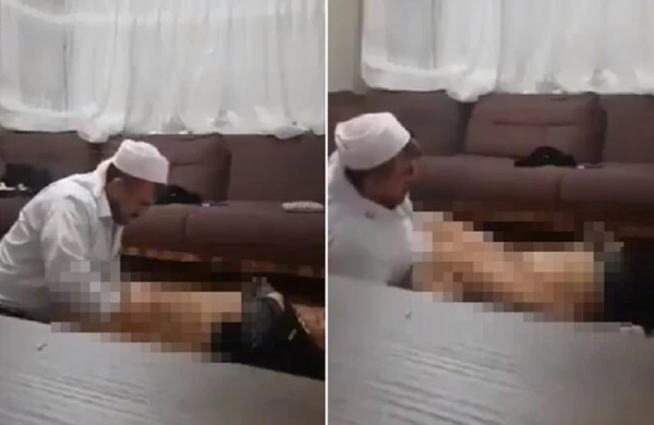 Mollanın qadınla intim videosu yayıldı,polis həbs etdi (18+VİDEO)