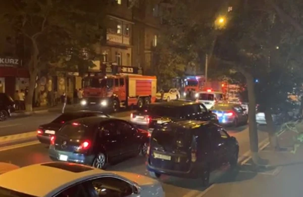 Son dəqiqə: Bakıda güclü yanğın başladı: Yollar bağlandı