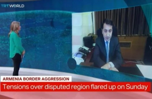Hikmət Hacıyev “TRT World” kanalında erməni təcavüzündən danışdı - VİDEO