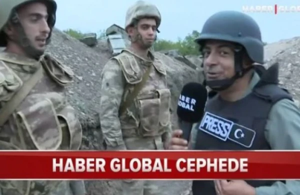 “Haber Global”ın müxbiri ön xətdəki əsgərlərimizin yanında - VİDEO