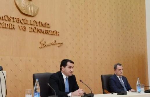 Ceyhun Bayramov və Hikmət Hacıyev mətbuat konfransı keçirir – CANLI YAYIM