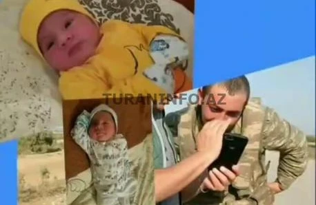 Döyüşdə olan zaman dünyaya gələn oğlunun şəklini görən hərbçimizin sevinci