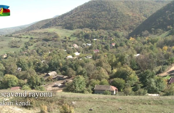 Xocavəndin işğaldan azad olunan Tsakuri kəndinin görüntüsü - VİDEO