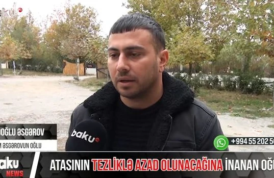 Dilqəm Əsgərovun oğlu: “Kəlbəcərə qovuşdum, atama da qovuşacam” - VİDEO
