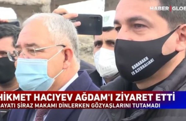“Bayatı-Şiraz”ı dinləyən Hikmət Hacıyev göz yaşlarına hakim ola bilmədi - VİDEO