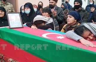 Şəhid olan hərbi qulluqçu Qubada dəfn edilib