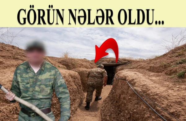 ŞOK! Ermənilər Səngərə BUNU TÖKÜRMÜŞLƏR – Video