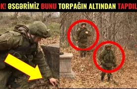 ŞOK! Ermənilər Torpağın Altında gizlətdilər - Əsgərlərimiz belə tapdı