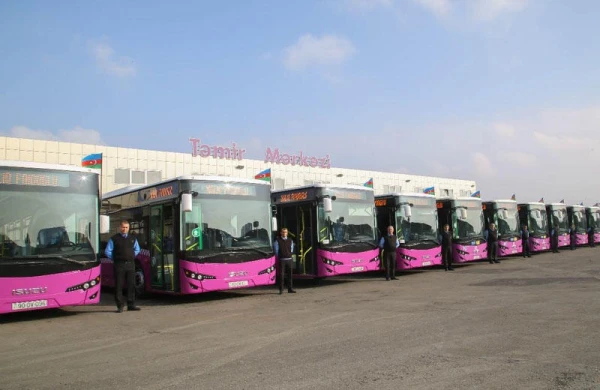 Bakıya 80 yeni avtobus gətirilib, 35 ədədi isə yaxın vaxtlarda gətiriləcək - BNA
