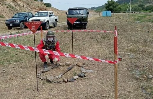 ANAMA Qazaxın azad edilmiş kəndlərində indiyə qədər 256 ha ərazini təmizləyib&nbsp;