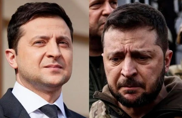 Zelenski kollaj edilən fotosundan danışdı