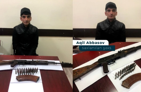Bakıda silahlı şəxs tutuldu
