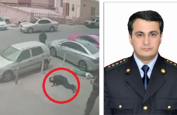 Bakıda  binadan başına qız düşən şəxs məmur imiş - FOTO+VİDEO
