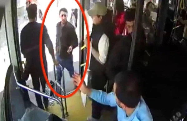 Avtobus sürücüsünü döyən şəxs saxlanıldı - VİDEO - FOTO