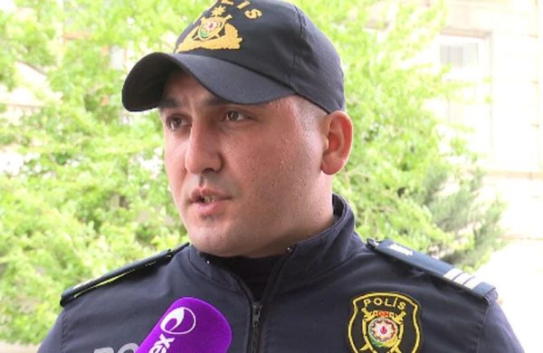 Bakıda yanğın zamanı vətəndaşın həyatını xilas edən polis əməkdaşı danışdı - VİDEO