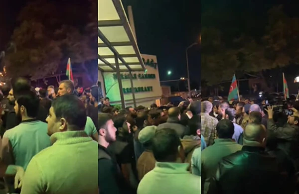Keşlədə Şəhidlər xiyabanı yaxınlığında gecə klubu açılması etirazlara səbəb oldu