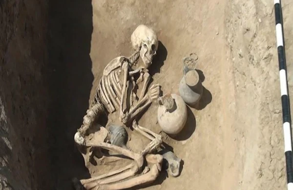 Goranboyda eradan əvvələ aid insan skeletləri aşkarlandı - FOTO
