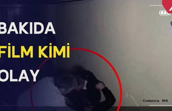 Bakıda şok hadisə: Kameranı bağlayıb qazini döydülər - ANBAAN VİDEO
