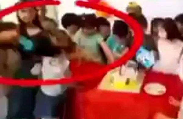 Bağçada uşağın saçını yolan qadın cəzalandırıldı - VİDEO
