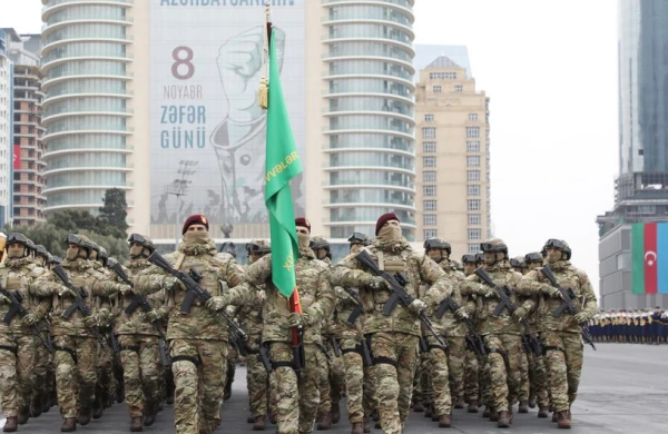 Вооруженные силы Азербайджана отмечают 104-ю годовщину со дня создания
