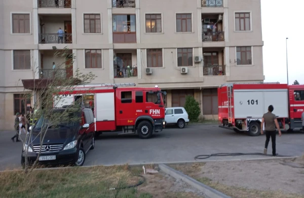 SON DƏQİQƏ! Bakıda güclü yanğın başladı
