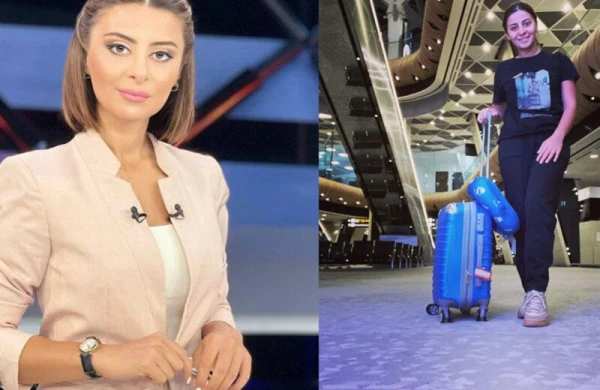 AzTV-nin aparıcısı ölkədən getdi - FOTO