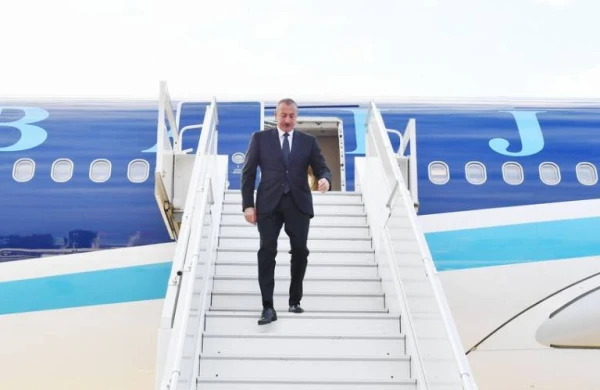 Prezident İlham Əliyev İtaliyaya işgüzar səfərə GETDİ