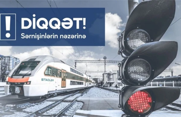 ƏHALİNİN DİQQƏTİNƏ! Qatarların hərəkət qrafiki  dəyişdirilir