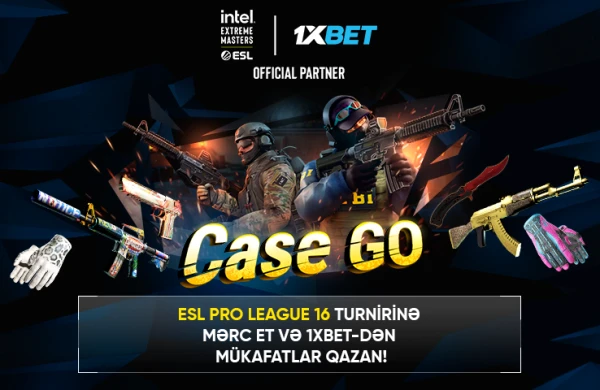 1xBet ESL Pro League Season 16`ya mərc etmək ilə CS:GO üçün ən yaxşı skinlərini təqdim edir