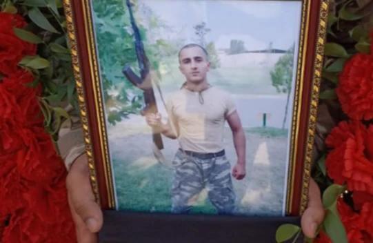Şəhid Eşqin Omarov dəfn edilib - FOTO