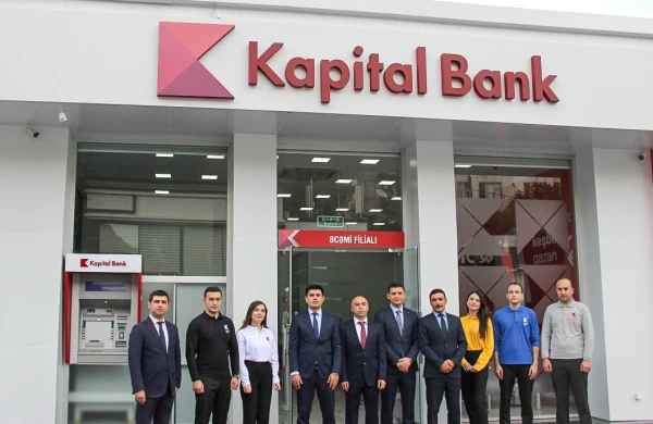 Kapital Bank yeni konsepsiyaya malik Əcəmi filialını istifadə verdi