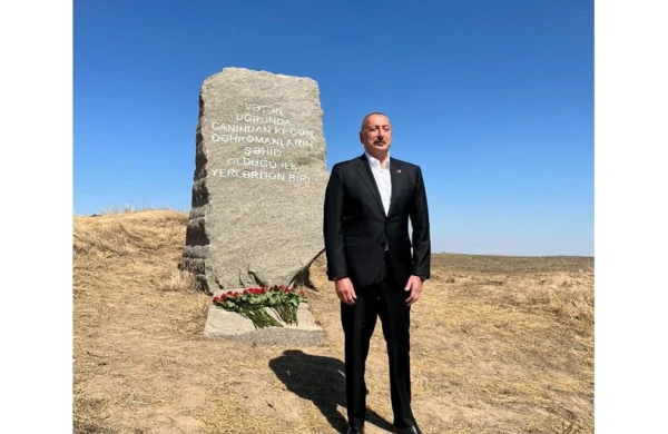 Prezident Qarabağdadır - FOTO